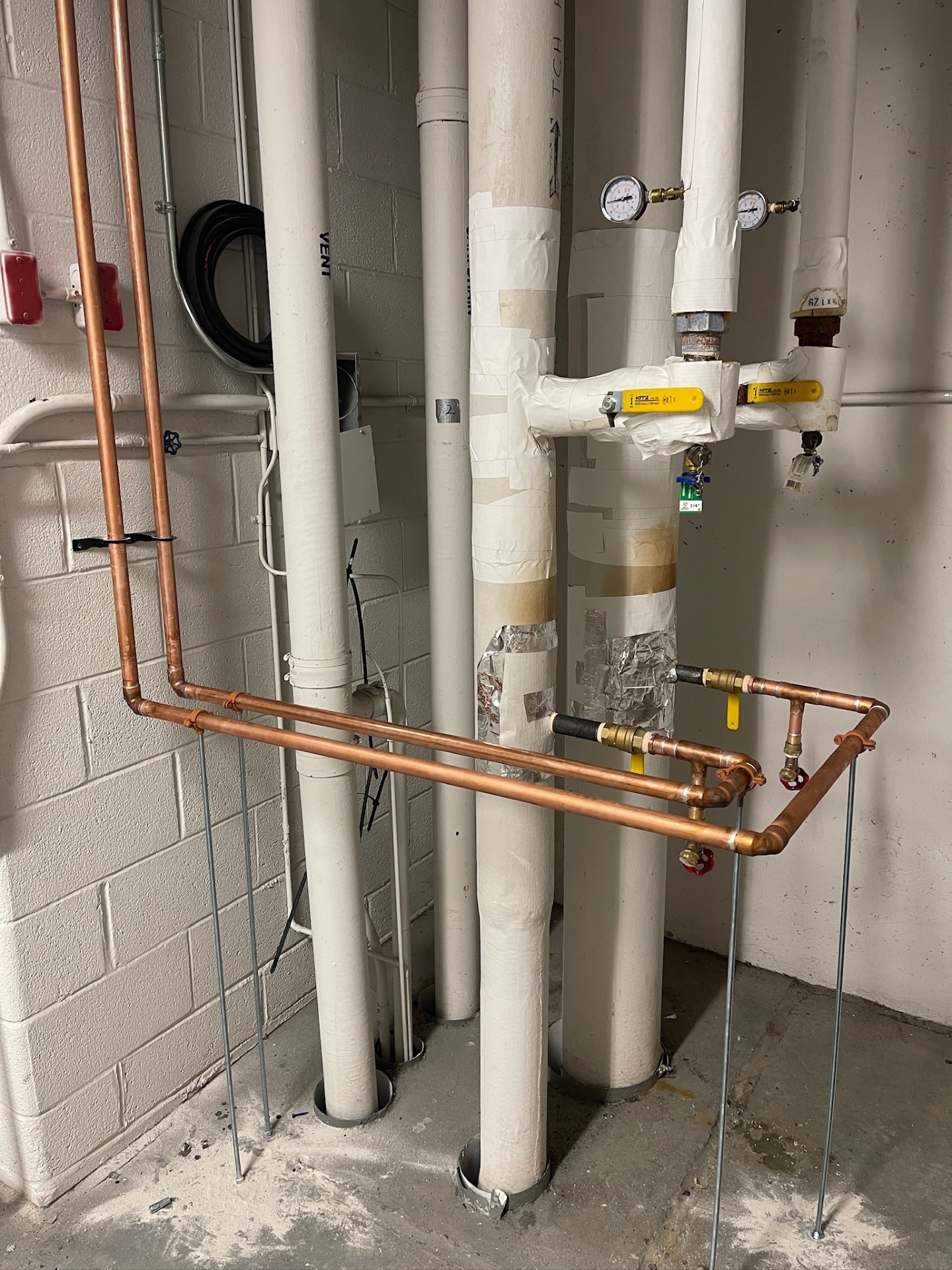 Commercial Boiler Room Copper Repipe